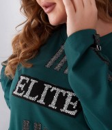 Платье декорированное спереди NJ-NU-1291A1000