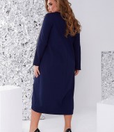 Платье декорированное спереди NJ-NU-1291A1000