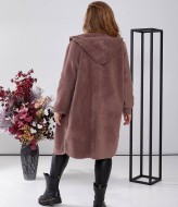 Короткое пальто из альпаки MAX-200A1350