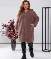 Короткое пальто из альпаки MAX-200A1350