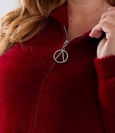 Короткое пальто из альпаки MAX-200A1350