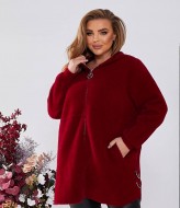 Короткое пальто из альпаки MAX-200A1350