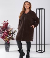 Короткое пальто из альпаки MAX-200A1350