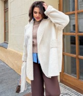 Женская короткая дубленка YM-8010A32