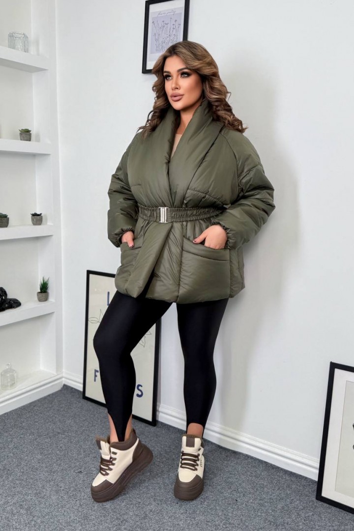 Куртка з поясом AB-1839A24