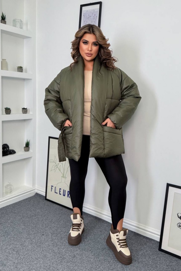 Куртка з поясом AB-1839A24