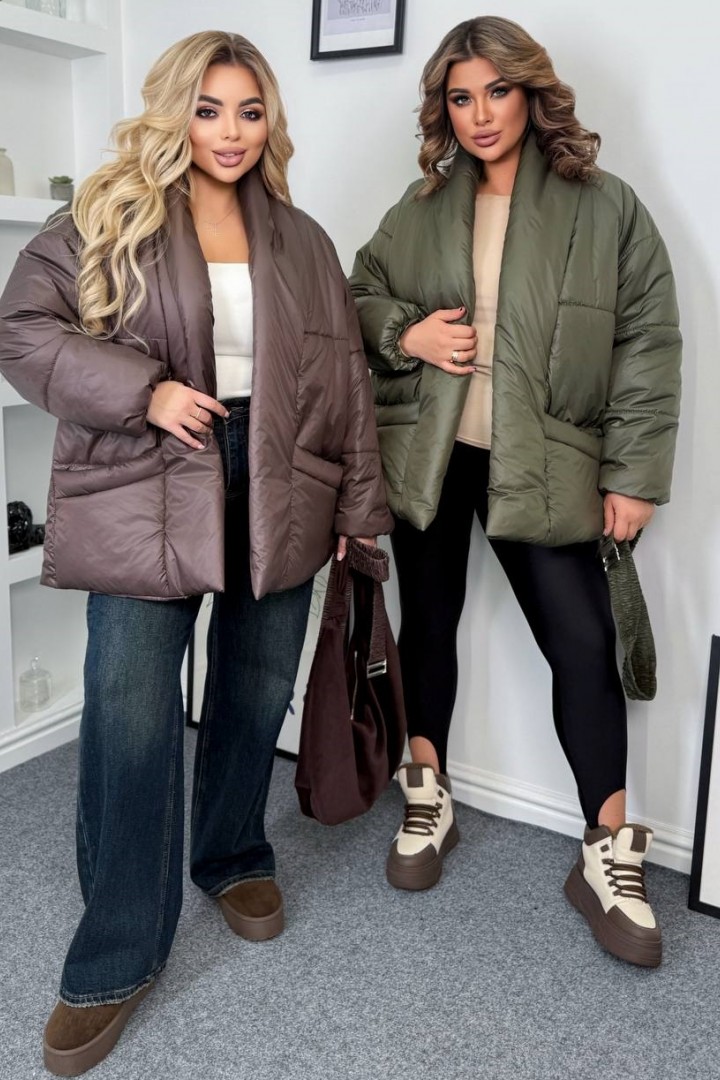 Куртка з поясом AB-1839A24