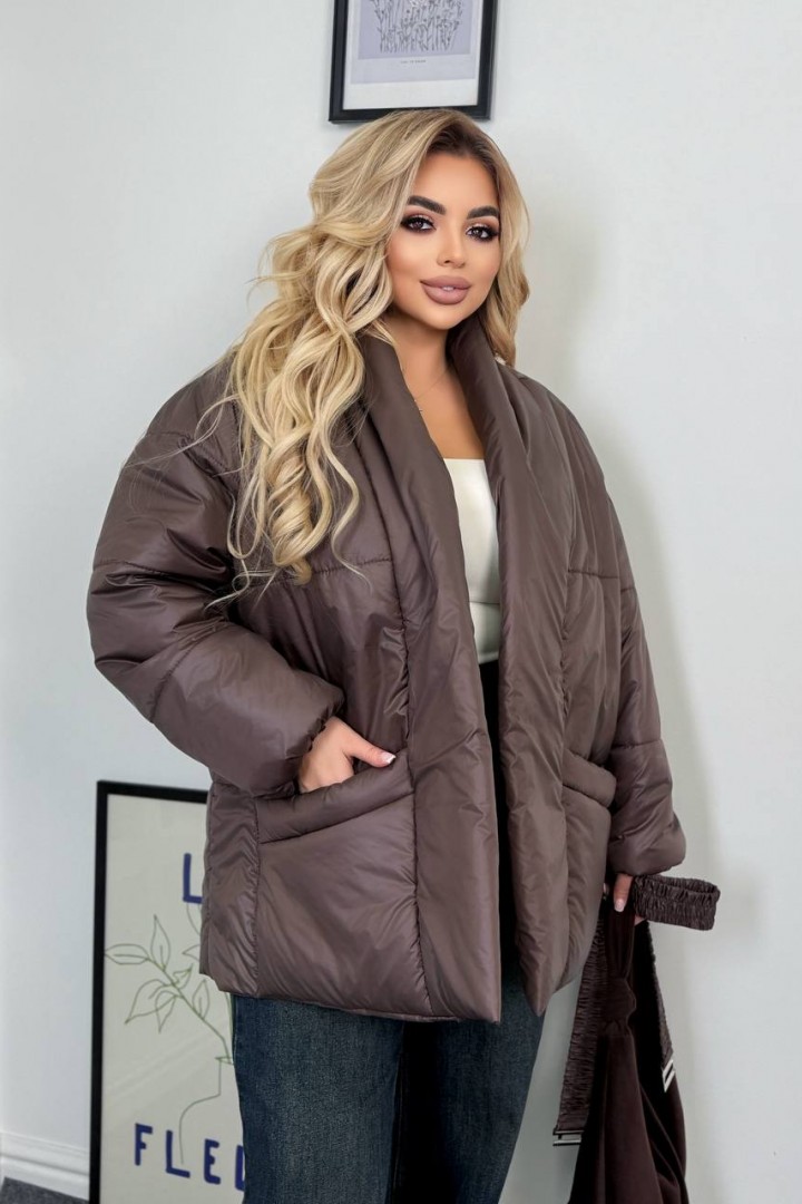 Куртка з поясом AB-1839A24