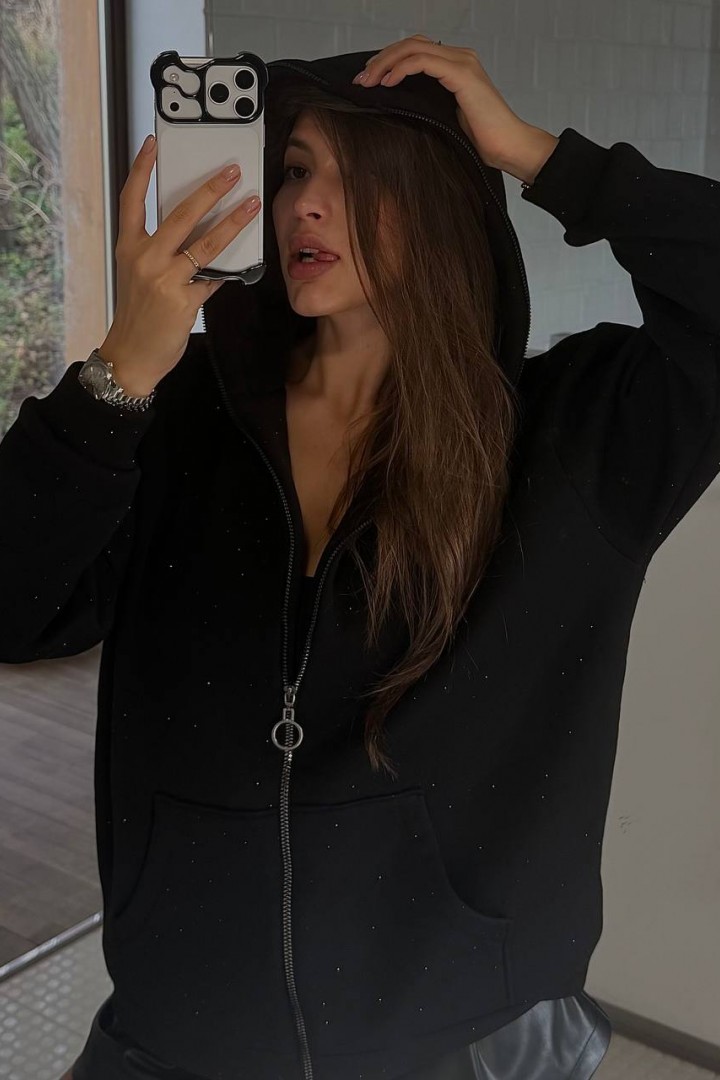 Зіп-худі зі стразами LK-362A799