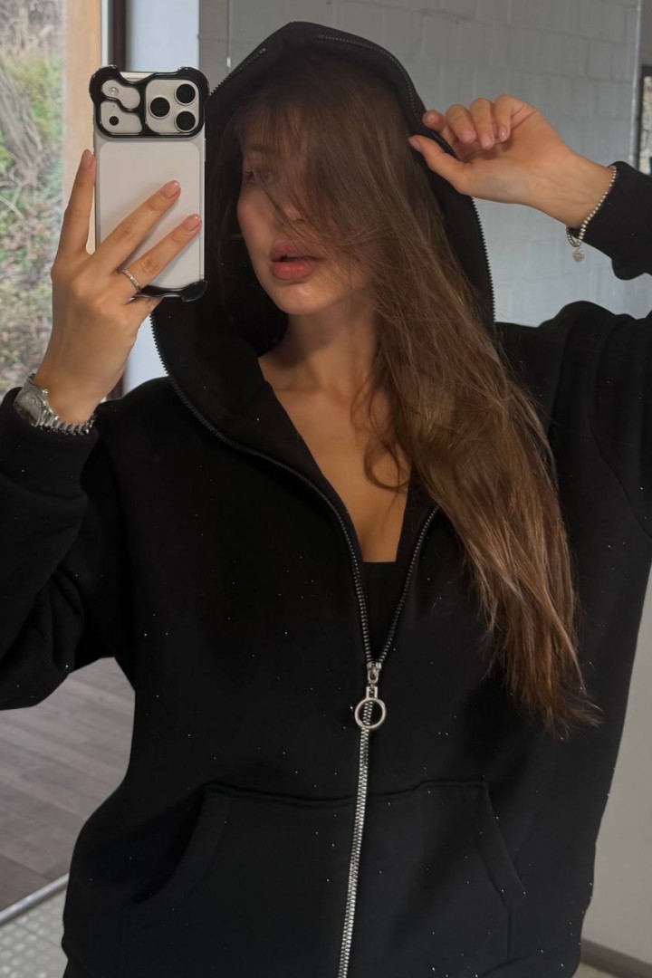 Зіп-худі зі стразами LK-362A799