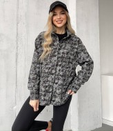 Фланелевая рубашка в клетку женская  ALP-1031A490