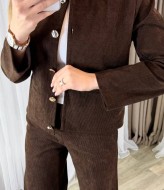 Вельветовый костюм двойка KG-928A640