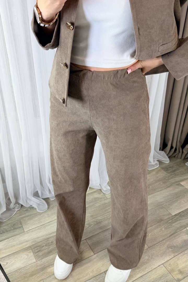 Вельветовый костюм двойка KG-928A640