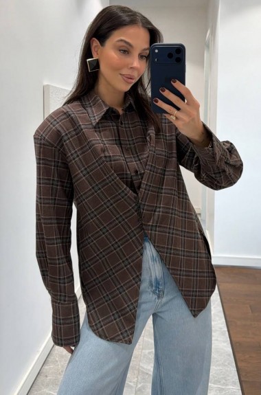 Жіноча сорочка з плечиками VOL-732A600