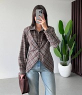 Жіноча сорочка з плечиками VOL-732A600