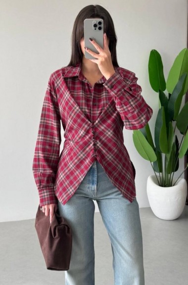 Жіноча сорочка з плечиками VOL-732A600