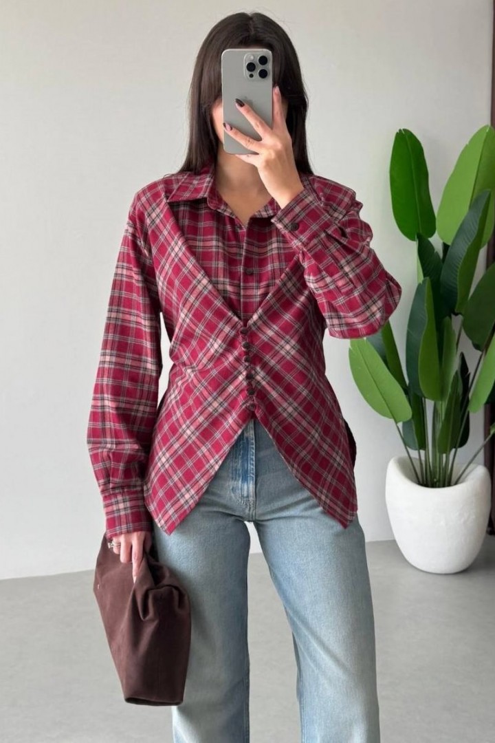 Жіноча сорочка з плечиками VOL-732A600