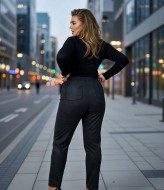 Брюки у клітинку LR-1709A400