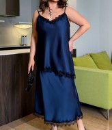 Длинная шелковая юбка  YBY-911A580