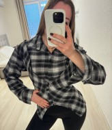 Асимметричная рубашка в клетку INNA-308A590