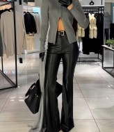 Женские брюки клеш с высокой посадкой KC-3361A450