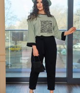 Стильний костюм «зебра» DG-d41703A550 Стильний костюм «зебра» DG-d41703A550