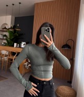 Лонгслив с разрезом для пальца DMP-R1295A160