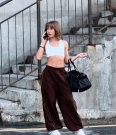 Женские широкие спортивные штаны WA-207A350