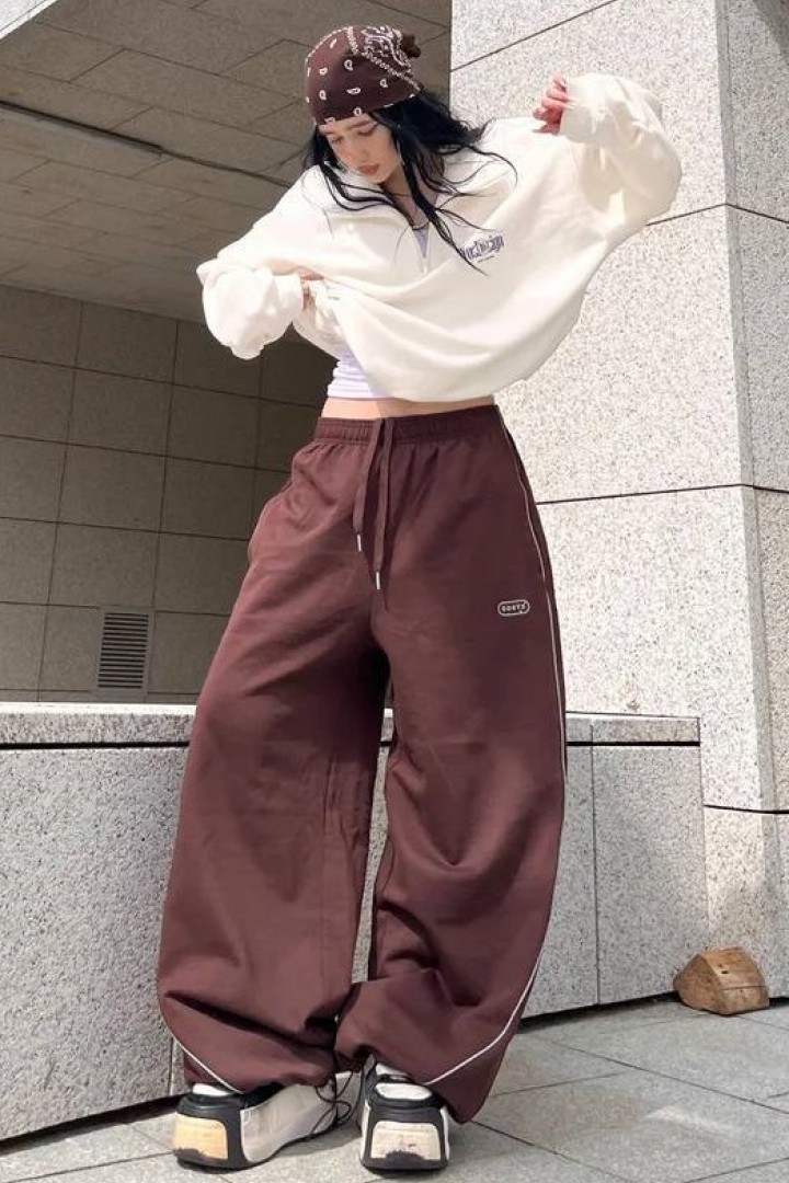 Женские широкие спортивные штаны WA-207A350