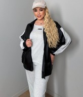 Костюм тройка с бомбером DOL-410A1150