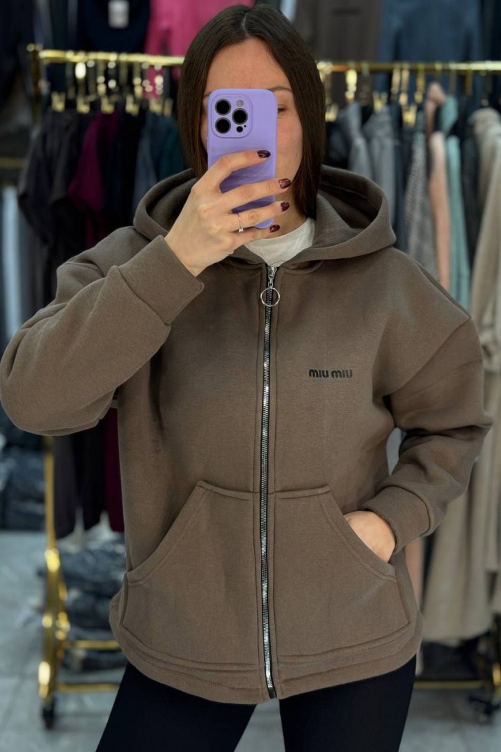 Зипка оверсайз с капюшоном MIK-4252A590