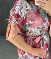 Платье с цветочным принтом MIK-2445A250