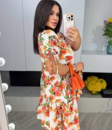 Платье с цветочным принтом MIK-2445A250