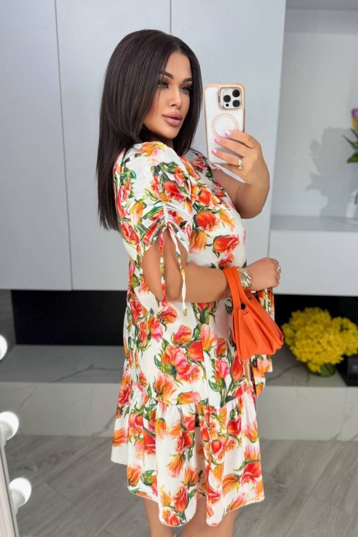 Платье с цветочным принтом MIK-2445A250