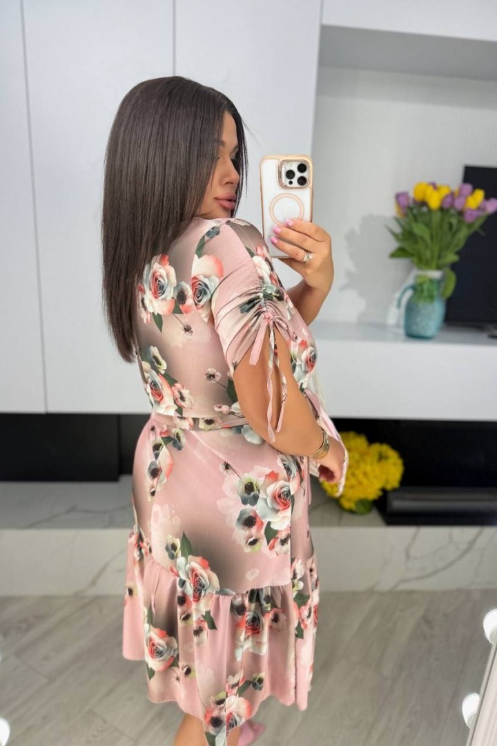 Платье с цветочным принтом MIK-2445A250