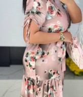 Платье с цветочным принтом MIK-2445A250