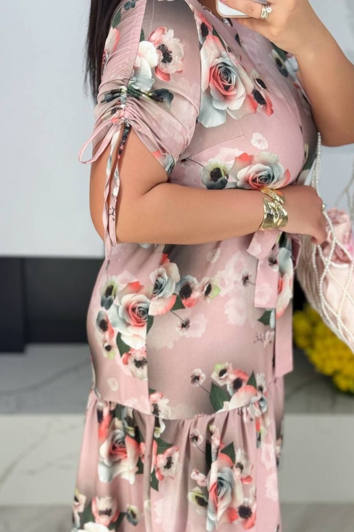 Платье с цветочным принтом MIK-2445A250