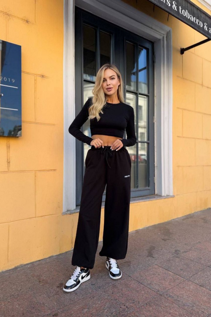 Джогеры оверсайз с накатом MIK-4239A390