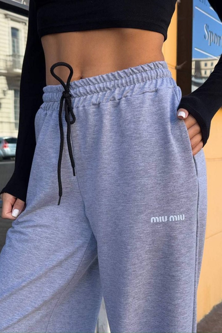 Джогеры оверсайз с накатом MIK-4239A390