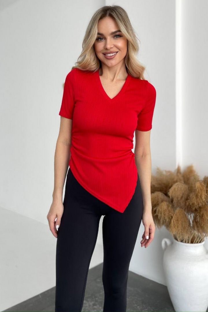 Футболка в рубчик MIK-5146A199