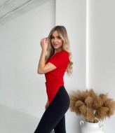 Футболка в рубчик MIK-5146A199