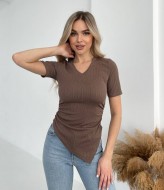 Футболка в рубчик MIK-5146A199