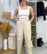 Кашемірові брюки з кішенями QUA-2173A520