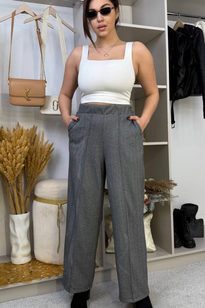 Кашемірові брюки з кішенями QUA-2173A520