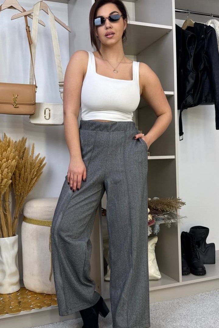 Кашемірові брюки з кішенями QUA-2173A520