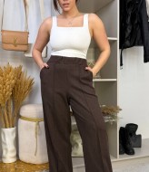 Кашемірові брюки з кішенями QUA-2173A520