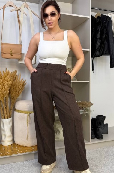 Кашемировые брюки с карманами QUA-2173A520