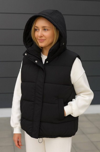 Теплая жилетка женская  INT-0591A520