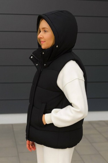 Теплая жилетка женская  INT-0591A520