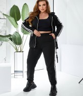 Спортивный костюм женский с лампасами BEL-03A25